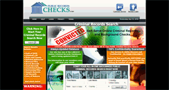Desktop Screenshot of criminal.publicrecordschecks.com