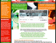 Tablet Screenshot of criminal.publicrecordschecks.com