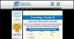 Desktop Screenshot of family.publicrecordschecks.com